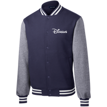 Load image into Gallery viewer, "DIngus Land"  Fleece Letterman Jacket - ONLY 12 AVAILABLE!