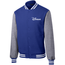 Load image into Gallery viewer, "DIngus Land"  Fleece Letterman Jacket - ONLY 12 AVAILABLE!