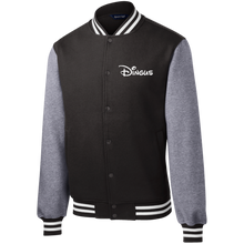 Load image into Gallery viewer, "DIngus Land"  Fleece Letterman Jacket - ONLY 12 AVAILABLE!