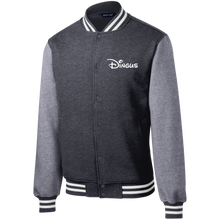Load image into Gallery viewer, "DIngus Land"  Fleece Letterman Jacket - ONLY 12 AVAILABLE!