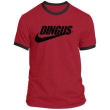 Load image into Gallery viewer, &quot;Just A Dingus&quot;  Light Color Ringer Tees ~ ONLY 7 LEFT!