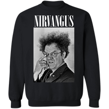 Load image into Gallery viewer, Black/Grey &quot;NIRVANGUS&quot; Crewneck Sweaters! Limited Supply!