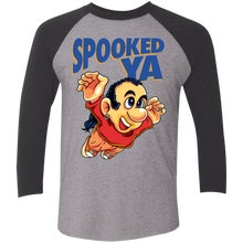 Load image into Gallery viewer, LIMITED EDITION &#39;Super Spooked&#39; 3/4 Sleeve Baseball Raglan Tee!