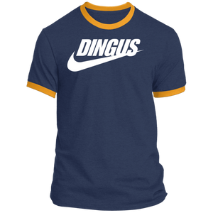 LIMITED EDITION "Just DIngus" Dark Color Ringer Premium Tee